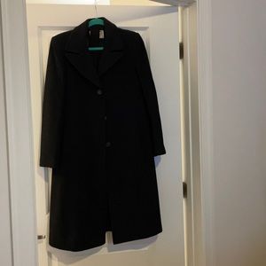Gorgeous Black Wool Coat Sz 8